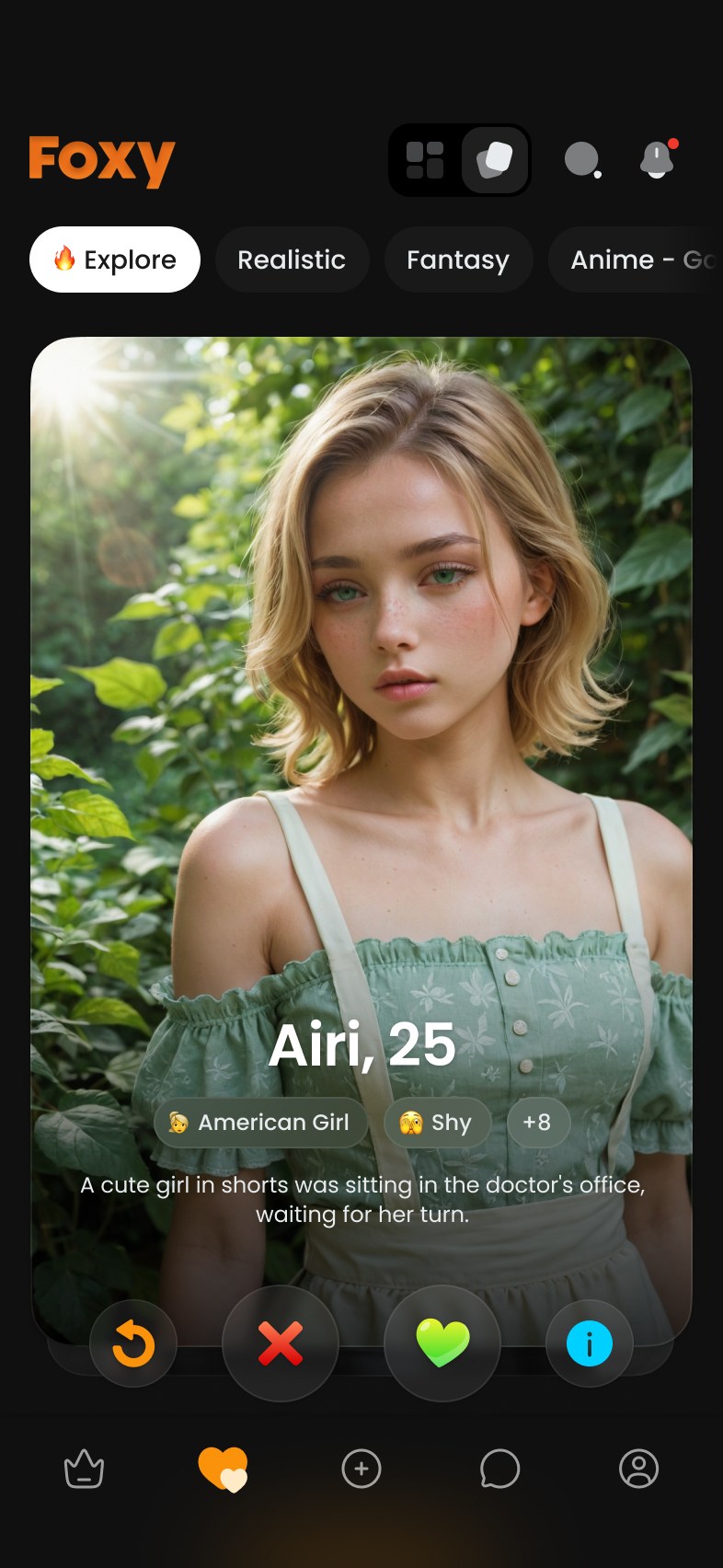 Foxy App - Chat with AI Companion