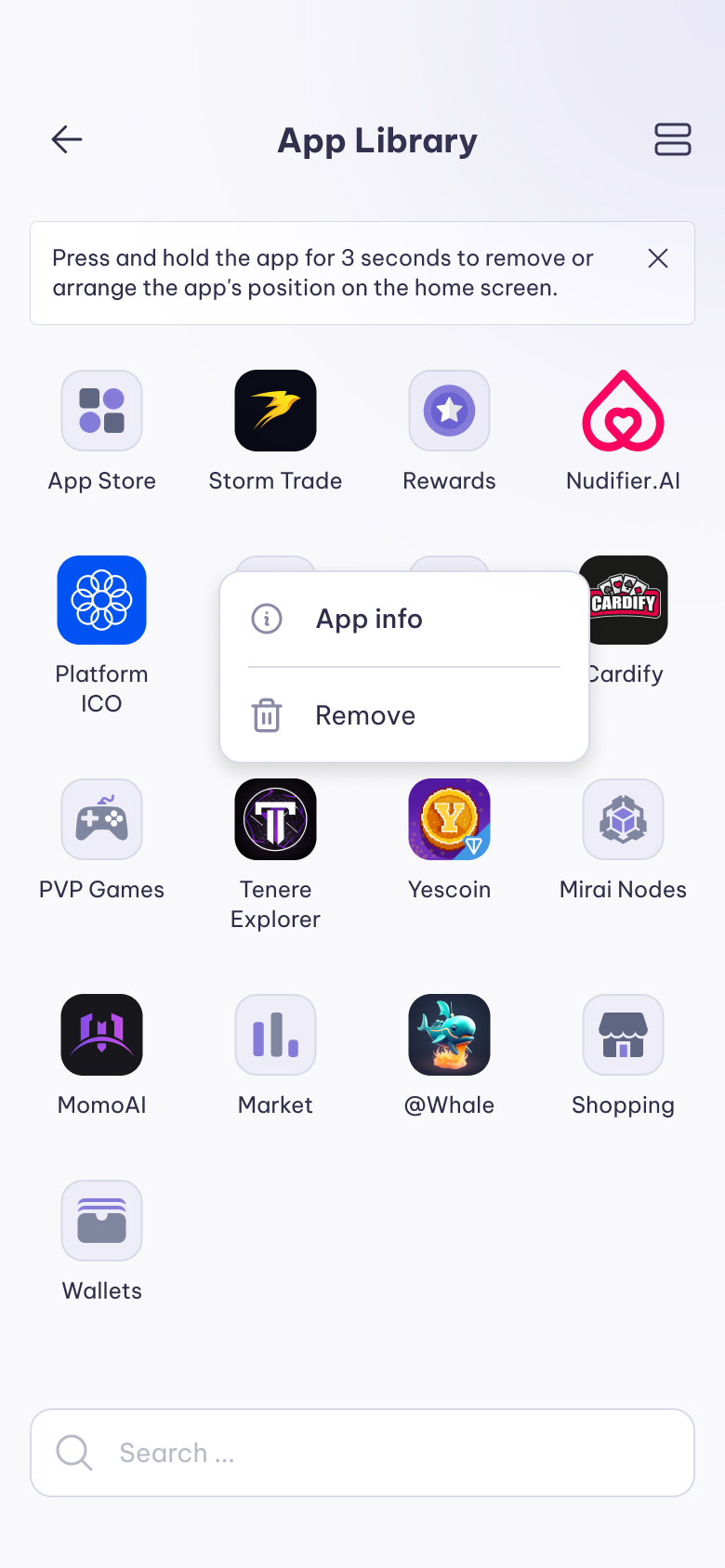 Mirai App DeFi & Crypto Wallet