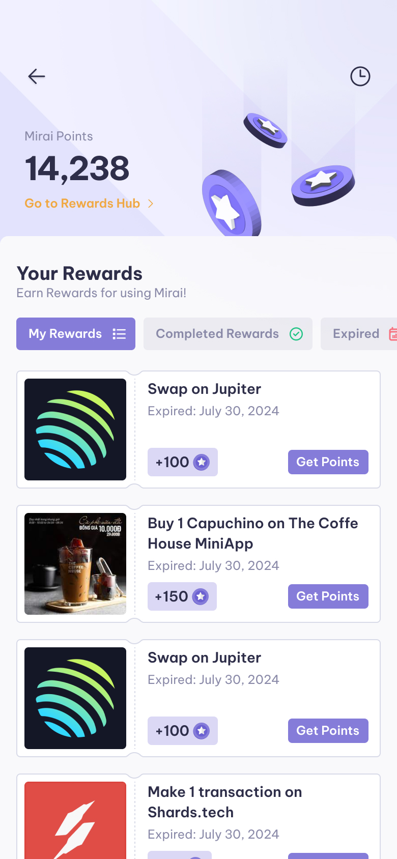 Mirai App DeFi & Crypto Wallet