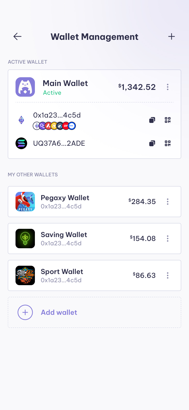 Mirai App DeFi & Crypto Wallet