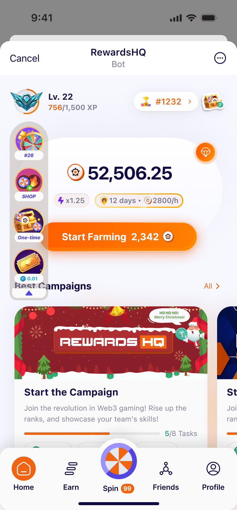 RewardsHQ - Questing Mini App Rewards