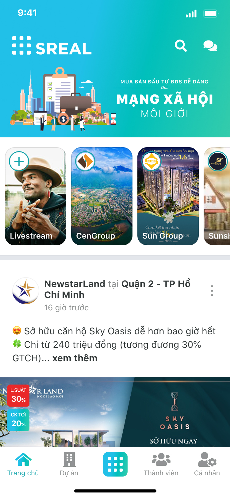 Sreal - Nền tảng số hóa Tài sản