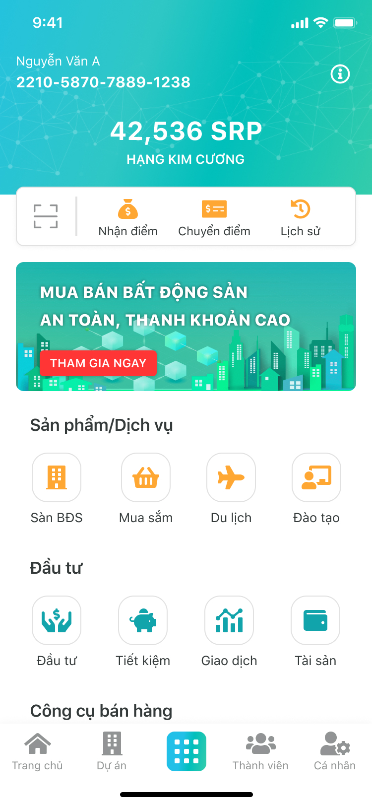 Sreal - Nền tảng số hóa Tài sản