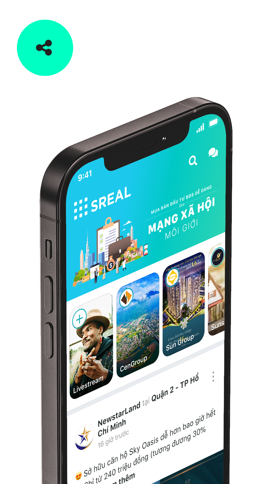 Sreal - Nền tảng số hóa Tài sản