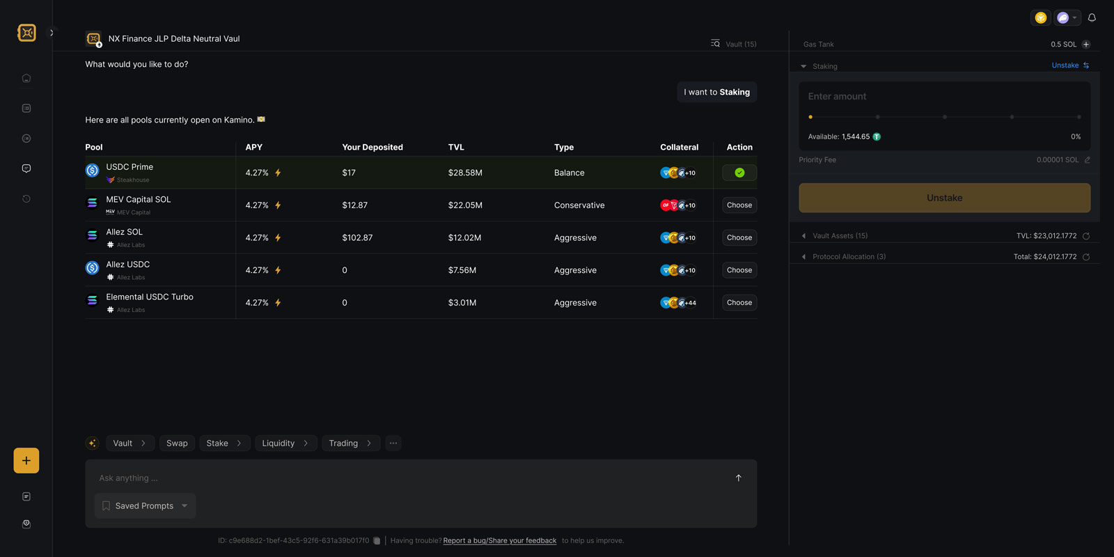 Vaults - On Chain Money Management