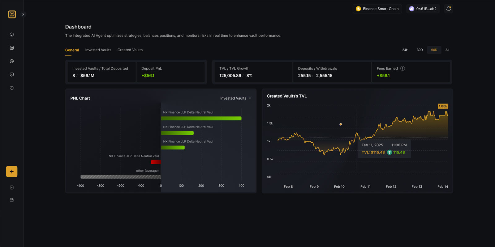 Vaults - On Chain Money Management
